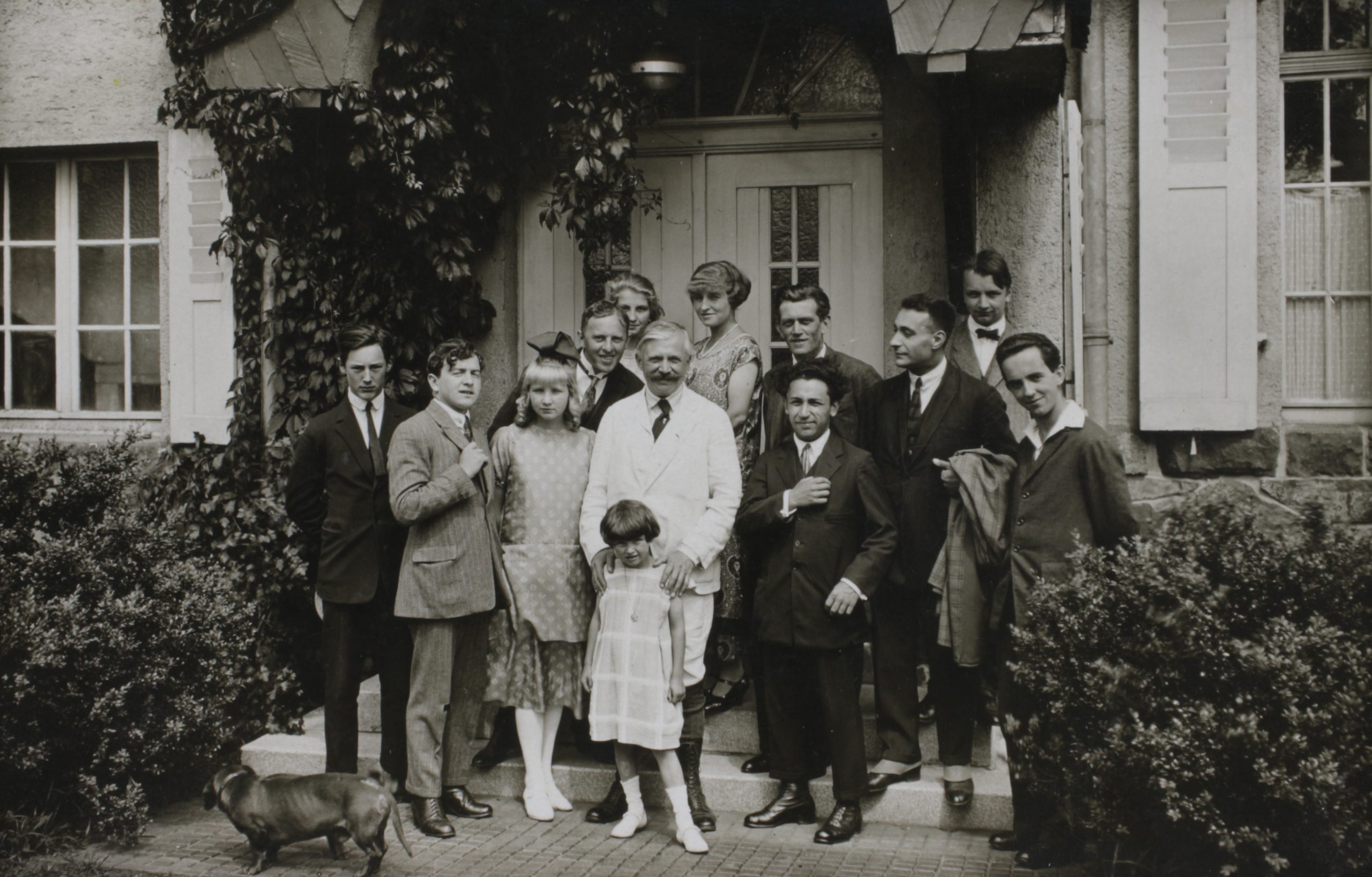 Henri Marteau with Family and Students