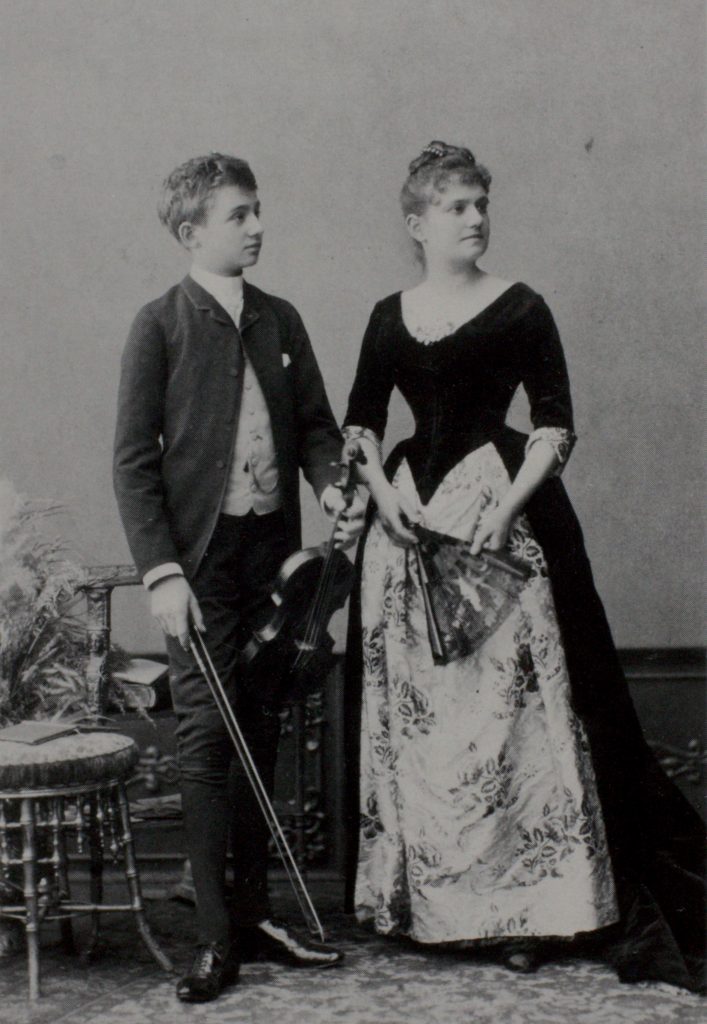 Henri Marteau and his Mother Clara