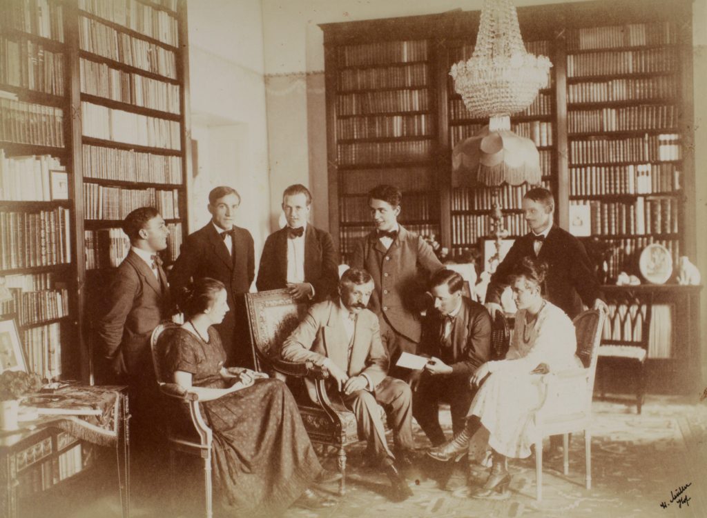 Henri Marteau in the Company of some Students