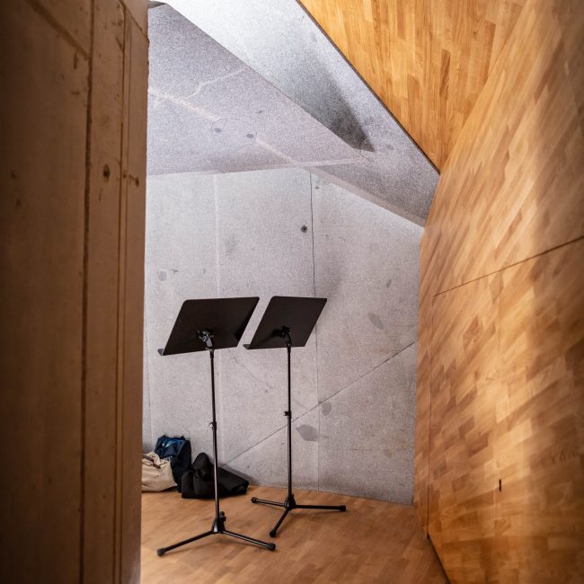 Music Stand in the Artist's Entrance