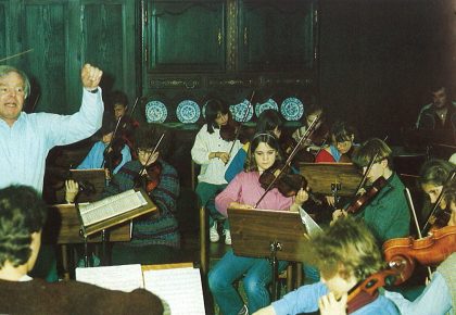 Jugendsymphonieorchester Oberfranken in seinen Anfängen