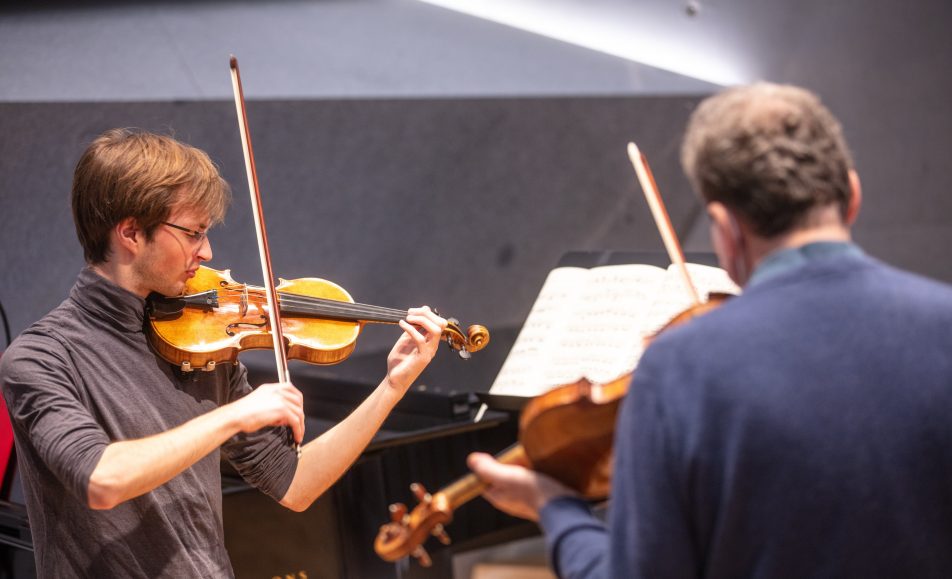 Master class for violin
