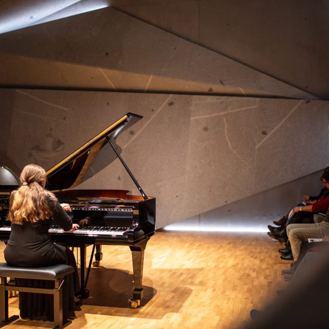 Final concert for piano in the Haus Marteau concert hall