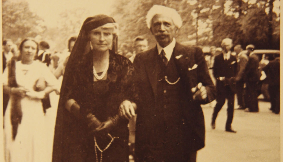 Blanche und Henri Marteau am Grünen Hügel im Sommer 1934
